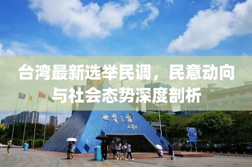 臺灣最新選舉民調(diào)，民意動向與社會態(tài)勢深度剖析