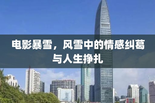 電影暴雪，風(fēng)雪中的情感糾葛與人生掙扎