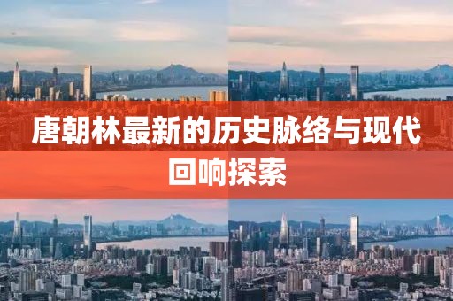 唐朝林最新的歷史脈絡與現(xiàn)代回響探索