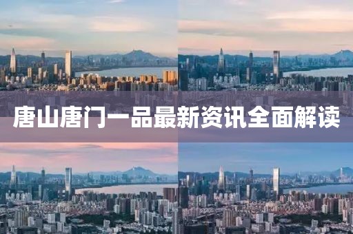 唐山唐門一品最新資訊全面解讀