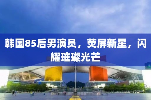 韓國(guó)85后男演員，熒屏新星，閃耀璀璨光芒