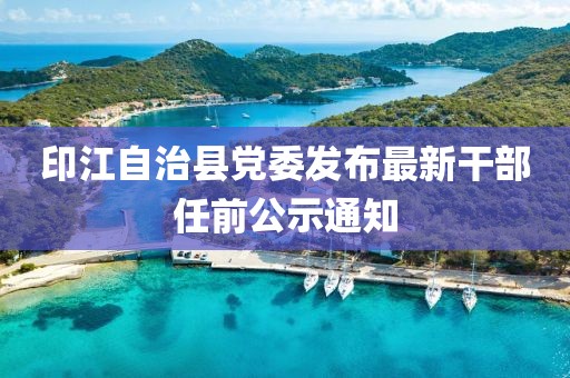 印江自治縣黨委發(fā)布最新干部任前公示通知