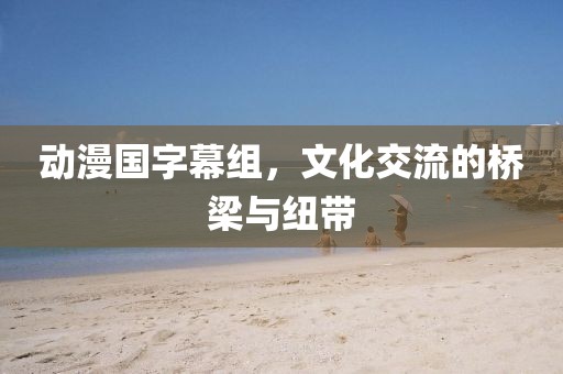 動漫國字幕組，文化交流的橋梁與紐帶