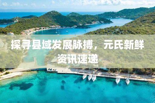 探尋縣域發(fā)展脈搏，元氏新鮮資訊速遞