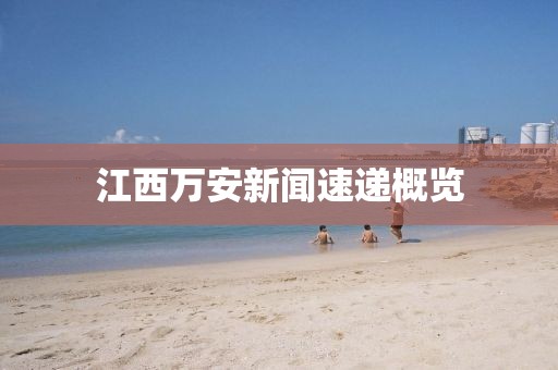 江西萬(wàn)安新聞速遞概覽