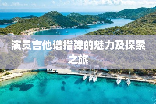 演員吉他譜指彈的魅力及探索之旅
