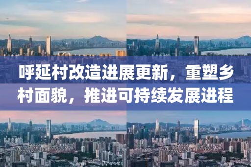 呼延村改造進展更新，重塑鄉(xiāng)村面貌，推進可持續(xù)發(fā)展進程