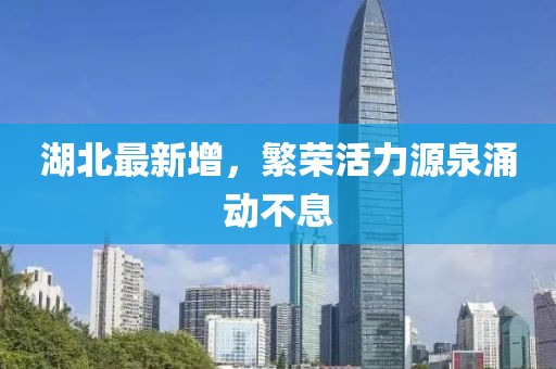 湖北最新增，繁榮活力源泉涌動(dòng)不息