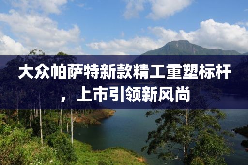 大眾帕薩特新款精工重塑標(biāo)桿，上市引領(lǐng)新風(fēng)尚