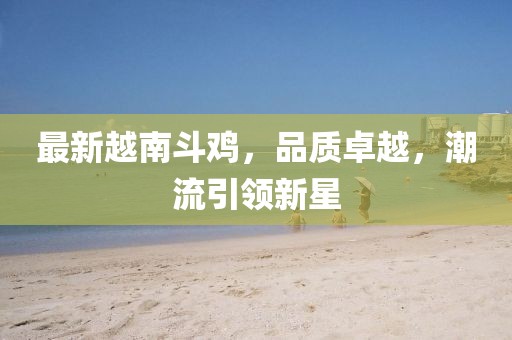 最新越南斗雞，品質(zhì)卓越，潮流引領(lǐng)新星