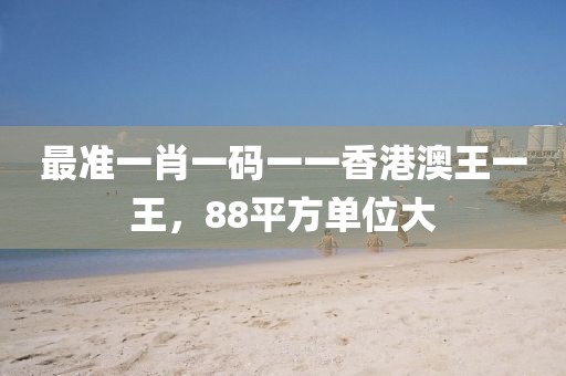 最準(zhǔn)一肖一碼一一香港澳王一王，88平方單位大