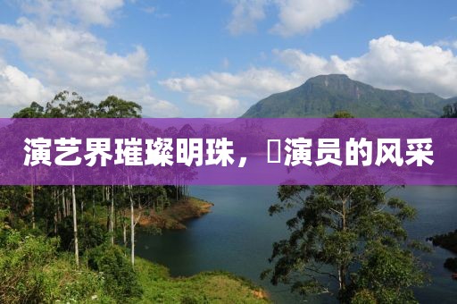 演藝界璀璨明珠，囍演員的風(fēng)采