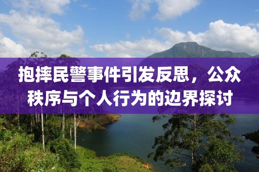 抱摔民警事件引發(fā)反思，公眾秩序與個人行為的邊界探討