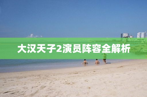 大漢天子2演員陣容全解析