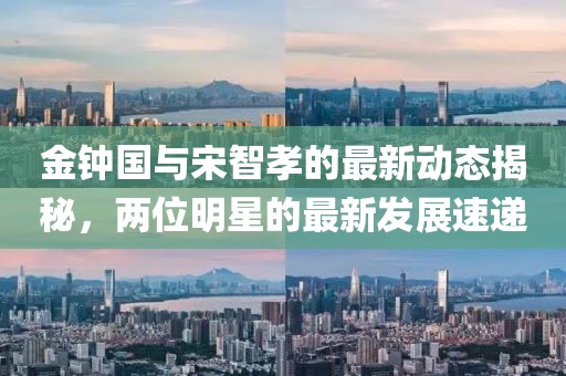 金鐘國與宋智孝的最新動態(tài)揭秘，兩位明星的最新發(fā)展速遞